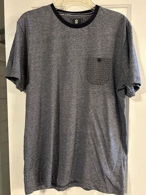 Steel & Jelly Men's Heather Gray Crewneck Pocket Tee